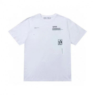 [오프화이트]Off-white 2021 Mm/Wm Printing Logo Crew - neck Cotton Short Sleeved Tshirts - 오프화이트 2021 남/녀 프린팅 로고 코튼 반팔티 Off0707x.Size(s - xl).화이트