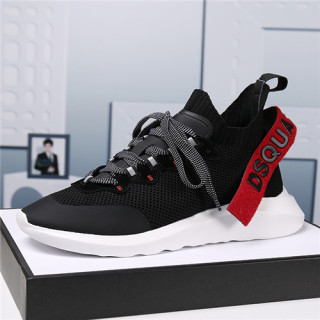 Dsquared2 2021 Men's Flyknit Sneakers - 디스퀘어드2 2021 남성용 플라이니트 스니커즈,Size(240-270),DSQS0042,블랙