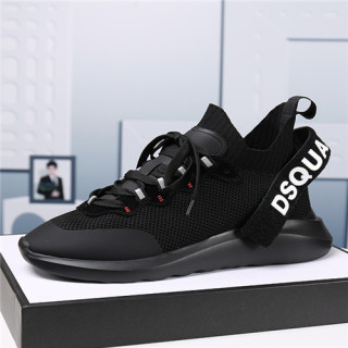 Dsquared2 2021 Men's Flyknit Sneakers - 디스퀘어드2 2021 남성용 플라이니트 스니커즈,Size(240-270),DSQS0043,블랙