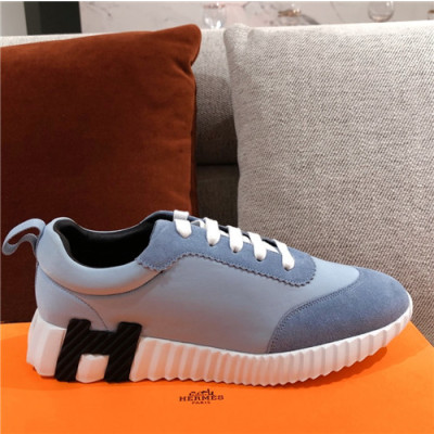 Hermes 2021 Men's Fabric Sneakers - 에르메스 2021 남성용 패브릭 스니커즈,Size(240-270),HERS0425,스카이블루
