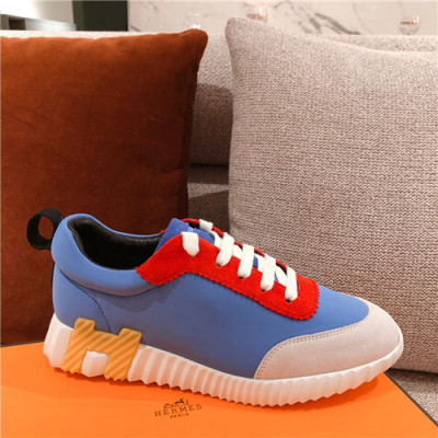 Hermes 2021 Men's Fabric Sneakers - 에르메스 2021 남성용 패브릭 스니커즈,Size(240-270),HERS0428,블루
