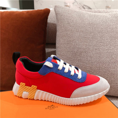 Hermes 2021 Men's Fabric Sneakers - 에르메스 2021 남성용 패브릭 스니커즈,Size(240-270),HERS0430,레드
