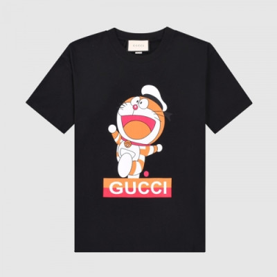 [매장판]Gucci 2021 Mm/Wm Logo Short Sleeved Tshirts - 구찌 2021 남/녀 로고 반팔티 Guc03613x.Size(xs - l).블랙