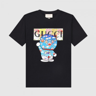 [매장판]Gucci 2021 Mm/Wm Logo Short Sleeved Tshirts - 구찌 2021 남/녀 로고 반팔티 Guc03617x.Size(xs - l).블랙