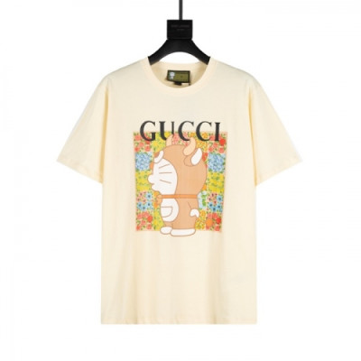[매장판]Gucci 2021 Mm/Wm Logo Short Sleeved Tshirts - 구찌 2021 남/녀 로고 반팔티 Guc03618x.Size(xs - l).아이보리