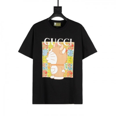 [매장판]Gucci 2021 Mm/Wm Logo Short Sleeved Tshirts - 구찌 2021 남/녀 로고 반팔티 Guc03622x.Size(xs - l).블랙