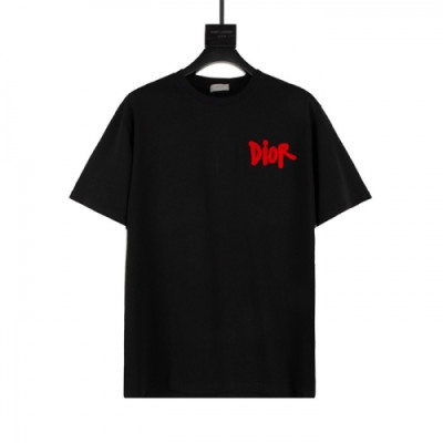 [매장판]Dior 2021 Mm/Wm Casual Crew-neck Short Sleeved Tshirts - 디올 2021 남/녀 캐쥬얼 크루넥 반팔티 Dio01214x.Size(m - 3xl).블랙