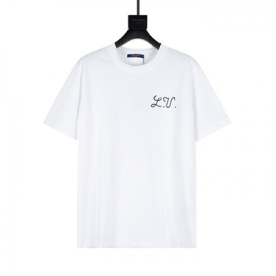 [매장판]Louis vuitton 2021 Mm/Wm Logo Short Sleeved Tshirts - 루이비통 2021 남/녀 로고 반팔티 Lou02762x.Size(xs - l).화이트