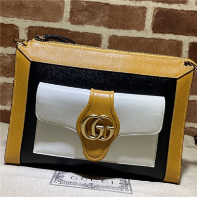 [구찌]Gucci 2021 Women's Leather Closs Bag,28cm,GUB1291 - 구찌 2021 럭셔리한 여성용 레더 크로스백,28cm,옐로우