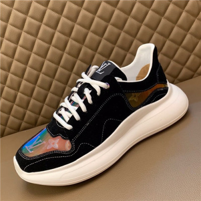 [매장판]Louis Vuitton 2021 Men's Leather Sneakers,LOUS1971 -  루이비통 2021 남성용 레더 스니커즈,Size(240-270),블랙