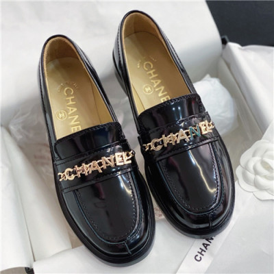 Chanel 2021 Women's Leather Loafer,CHAS0591 - 샤넬 2021 여성용 레더 로퍼,Size(225-250),블랙