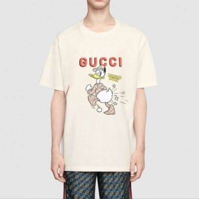 Gucci  Mm/Wm Logo Short Sleeved Tshirts White - 구찌 2021 남/녀 로고 반팔티 Guc03629x Size(xs - l) 화이트