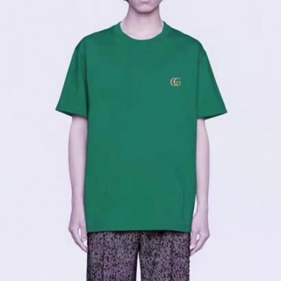 Gucci  Mm/Wm Logo Short Sleeved Tshirts Green - 구찌 2021 남/녀 로고 반팔티 Guc03638x Size(xs - xl) 그린