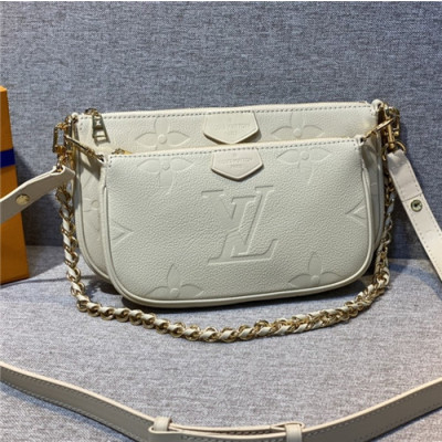 [루이비통]Louis Vuitton 2021 Multi Pochette Accessories Cross Bag,24cm,LOUB2318 - 루이비통 2021 멀티 포쉐트 악세수아 크로스백,24cm,화이트