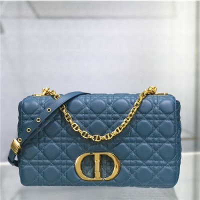 [수지 백]Dior 2021 Large Caro Bag,Cross Bag,28cm,DIOB0650 - 디올 2021 라지 카로백/크로스백,28cm,블루