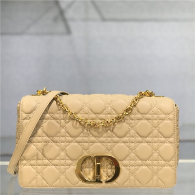 [수지 백]Dior 2021 Large Caro Bag,Cross Bag,28cm,DIOB0651 - 디올 2021 라지 카로백/크로스백,28cm,베이지