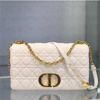 [수지 백]Dior 2021 Large Caro Bag,Cross Bag,28cm,DIOB0652 - 디올 2021 라지 카로백/크로스백,28cm,화이트