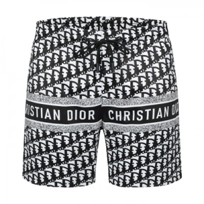 [디올]Dior 2021 Mens Logo Casual Training Half Pants Black - 디올 2021 남성 로고 캐쥬얼 트레이닝 반바지 Dio01219x Size(m - 3xl) 블랙