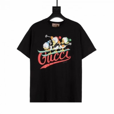 Gucci  Mm/Wm Logo Short Sleeved Tshirts Black - 구찌 2021 남/녀 로고 반팔티 Guc03651x Size(xs - l) 블랙