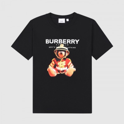 [매장판]Burberry  Mm/Wm Logo Cotton Short Sleeved Tshirts Black - 버버리 2021 남/녀 로고 코튼 반팔티 Bur03857x Size(xs - l) 블랙