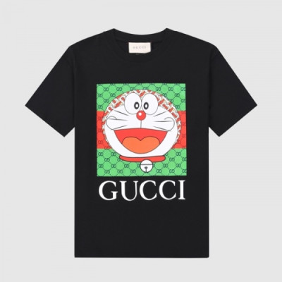 Gucci  Mm/Wm Logo Short Sleeved Tshirts Black - 구찌 2021 남/녀 로고 반팔티 Guc03656x Size(s - l) 블랙