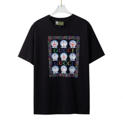 Gucci  Mm/Wm Logo Short Sleeved Tshirts Black - 구찌 2021 남/녀 로고 반팔티 Guc03667x Size(xs - l) 블랙