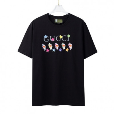 Gucci  Mm/Wm Logo Short Sleeved Tshirts Black - 구찌 2021 남/녀 로고 반팔티 Guc03671x Size(xs - l) 블랙