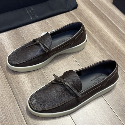 [매장판]Ermenegildo Zegna 2021 Men's Leather Loafer,ZEGS0037 - 에르메넬질도 제냐 2021 남성용 레더 로퍼,Size(240-270),브라운