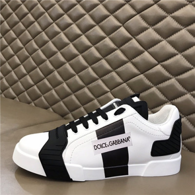 Dolce&Gabbana 2021 Men's Leatehr Sneakers,DGS0275 - 돌체앤가바나 2021 남성용 레더 스니커즈,Size(240-270),화이트