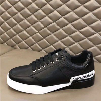 Dolce&Gabbana 2021 Men's Leatehr Sneakers,DGS0283 - 돌체앤가바나 2021 남성용 레더 스니커즈,Size(240-270),블랙