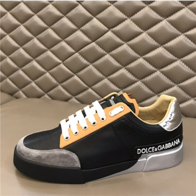 Dolce&Gabbana 2021 Men's Leatehr Sneakers,DGS0284 - 돌체앤가바나 2021 남성용 레더 스니커즈,Size(240-270),블랙