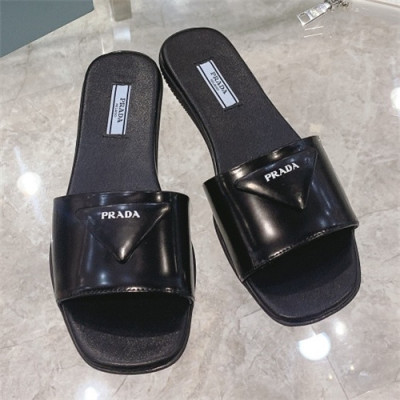 Prada 2021 Women's Leather Slipper,RAS0760 - 프라다 2021 여성용 레더 슬리퍼,Size(225-250),블랙