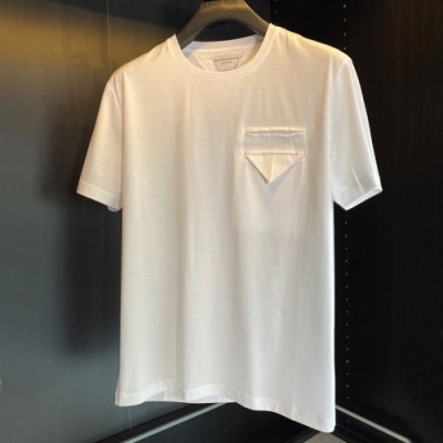 Bottega Veneta  Mens Business Short-sleeved Tshirts White - 보테가베네타 2021 남성 비지니스 반팔티 Bot0120x Size(m - 3xl) 화이트