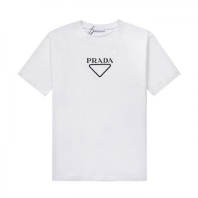 Prada  Mens Basic Logo Short Sleeved Tshirts White - 프라다 2021 남성 베이직 로고 폴로 반팔티 Pra02243x Size(s - xl) 화이트