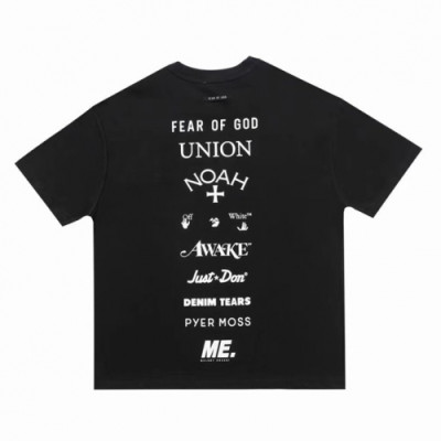 Fear of god  Mm/Wm Minimal Cotton Short Sleeved Tshirts Black - 피어오브갓 2021 남/녀 미니멀 코튼 반팔티 Fea0272x Size(s - xl) 블랙