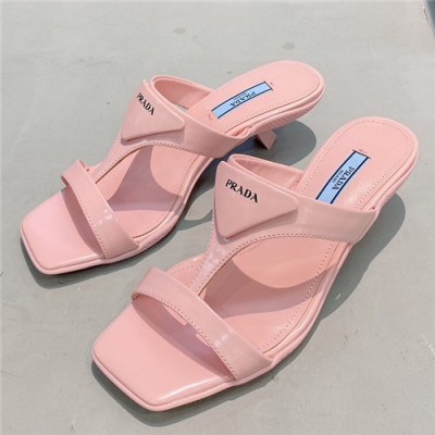 Prada 2021 Women's High Heel Sandal,PRAS0770 - 프라다 2021 여성용 샌들,Size(225-250),핑크