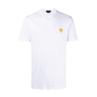 Versace  Mens Logo Short Sleeved Tshirts Black - 베르사체 2021 남성 메두사 반팔티 Ver0833x Size(s - 3xl) 화이트