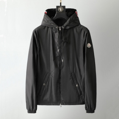 Moncler  Mens Logo Casual Jackets Black - 몽클레어 2021 남성 로고 캐쥬얼 자켓 Moc02188x Size(2 - 5) 블랙