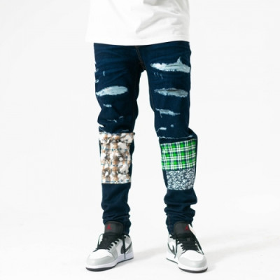 Amiri  Mens Trendy Denim Pants Blue - 아미리 2021 남성 트렌디 데님 팬츠 Ami0191x Size(29 - 40) 블루