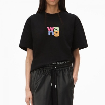 Alexsander Wang  Mm/Wm Logo Short Sleeved Tshirts Black - 알렉산더왕 2021 남/녀 로고 반팔티 Alw0160x Size(xs - l) 블랙