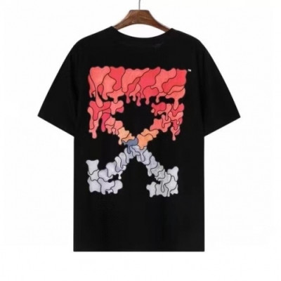 Off-white 2021 Mm/Wm Printing Logo Crew - neck Cotton Short Sleeved Tshirts Black - 오프화이트 2021 남/녀 프린팅 로고 코튼 반팔티 Off0726x Size(s - xl) 블랙