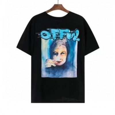 Off-white 2021 Mm/Wm Printing Logo Crew - neck Cotton Short Sleeved Tshirts Black - 오프화이트 2021 남/녀 프린팅 로고 코튼 반팔티 Off0729x Size(s - xl) 블랙