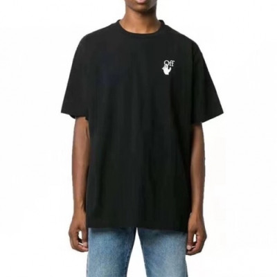 Off-white 2021 Mm/Wm Printing Logo Crew - neck Cotton Short Sleeved Tshirts Black - 오프화이트 2021 남/녀 프린팅 로고 코튼 반팔티 Off0729x Size(s - xl) 블랙