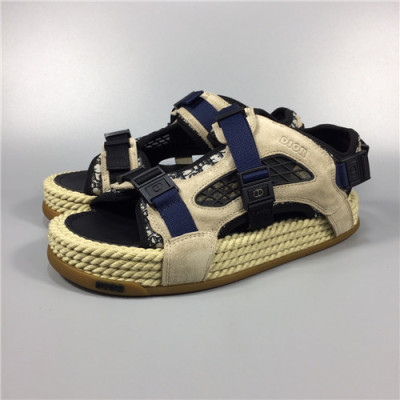 Dior 2021 Men's Leather Sandal,DIOS0377 - 디올 2021 남성용 레더 샌들,Size(240-270),베이지
