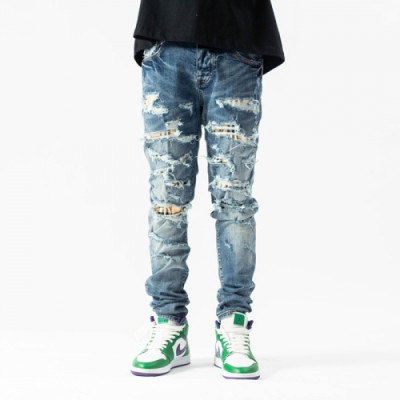 Amiri  Mens Trendy Denim Pants Blue - 아미리 2021 남성 트렌디 데님 팬츠 Ami0195x Size(29 - 38) 블루