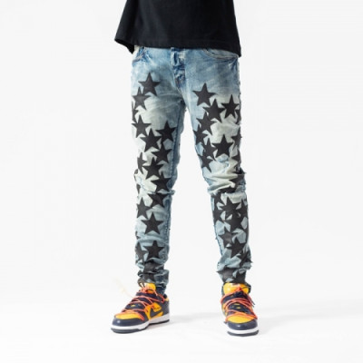 Amiri  Mens Trendy Denim Pants Blue - 아미리 2021 남성 트렌디 데님 팬츠 Ami0196x Size(29 - 38) 블루