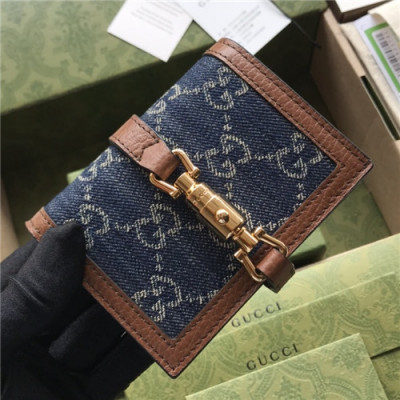Gucci 2021 Women's Leather Wallet,11cm,GUW0190 - 구찌 2021 여성용 레더 지갑,11cm,네이비