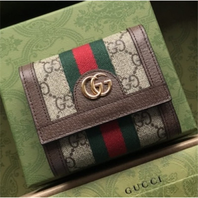 Gucci 2021 Women's Leather Wallet,12.5cm,GUW0192 - 구찌 2021 여성용 레더 지갑,12.5cm,베이지
