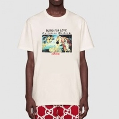 Gucci  Mm/Wm Logo Short Sleeved Tshirts Ivory - 구찌 2021 남/녀 로고 반팔티 Guc03713x Size(xs - l) 아이보리