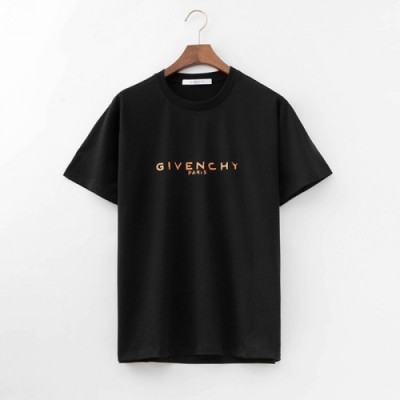 Givenchy  Mens Logo Short Sleeved Tshirts Black - 지방시 2021 남성 로고 코튼 반팔티 Giv0535x Size(2xs - l) 블랙